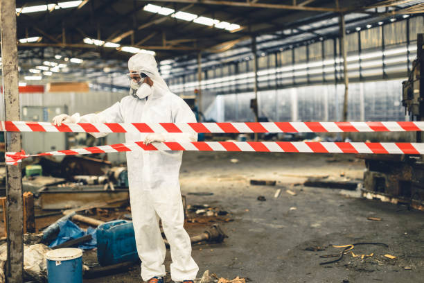 Professional Biohazard technician working in Holstein, NE